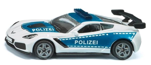 SIK1525 - Politieauto in blisterverpakking - CHEVROLET Corvette ZR1 - 1