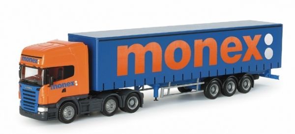 HER153140 - SCANIA R Topline 6x2 met 3 Assen MONEX aanhanger - 1