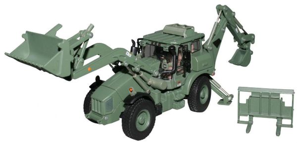 MOT13478 - JCB graaflaadmachine HMEE militaire uitvoering groen - 1