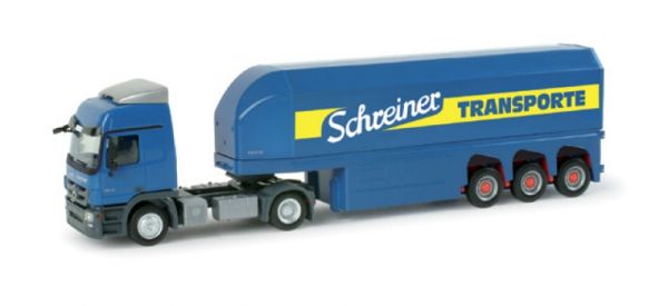 HER157179 - MERCEDES Actros L08 met SCHREINER 3-assige aanhanger - 1