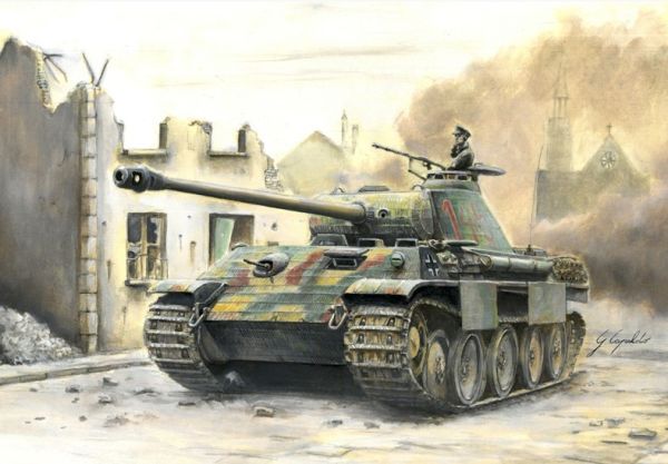 ITA15752 - Tank Sd.Kfz.171 Panther Ausf.A om te monteren en te schilderen - 1