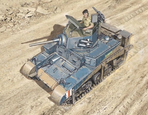 ITA15761 - Stuart Light tank om in elkaar te zetten en te schilderen - 1