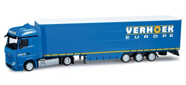 HER159913 - MERCEDES Actros Bigspace met VERHOEK huifaanhanger - 1
