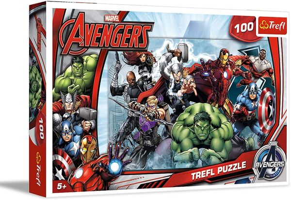 TRF16272 - Puzzel 100 stukjes AVENGERS in de aanval - 1