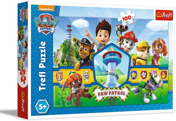 TRF16351 - Puzzel 100 stukjes PAW PATROL The Heroes Team - 1