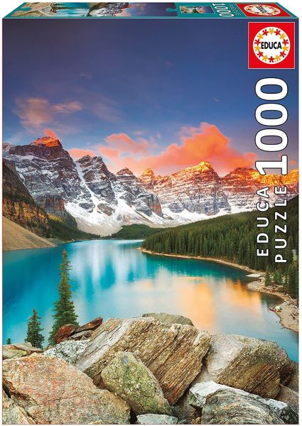 EDU17739 - Legpuzzel 1000 stukjes Moraine Lake Canada - 1