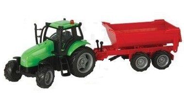 KID510653B - Groene frictietractor met grijze velgen met tp-kipper - 1