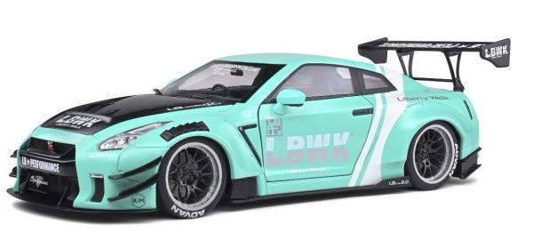SOL1805804 - NISSAN GTR 35 LB WORK Type 2 mintgroen - 1