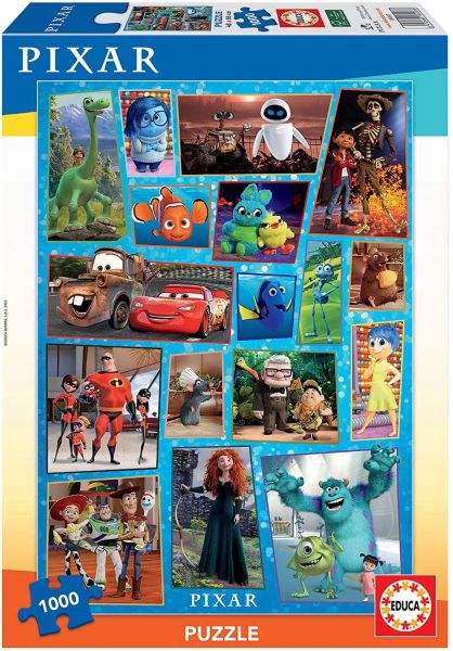 EDU18497 - Disney Pixar-personages legpuzzel van 1000 stukjes - 1