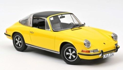 NOREV187643 - PORSCHE 911 E Targa 1969 Geel - 1