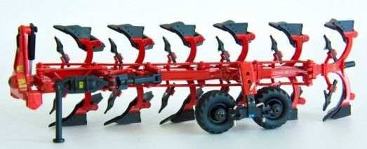REP120 - Ploeg GREGOIRE BESSON RW8 6 laadbakken rood - 1
