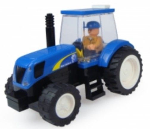UHK1200 - NEW HOLLAND Met een personage om in bouwstenen te bouwen (48 Stuks) - 1