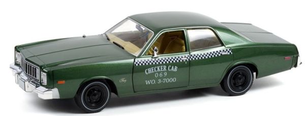 GREEN19110 - PLYMOUTH Fury Checker Cab 069 WO.3-7000 1976 DE BEVERLY HILLS COP (1984) - 1