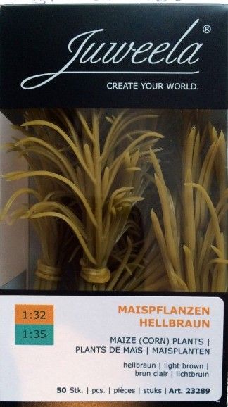 JUW23289 - 50 voet miniatuur gele graankorrel hoogte 10 cm - 1