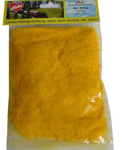 HEK3353 - Geel flockmateriaal 2-3 mm - 20 g - 1