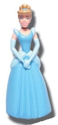 T8819B - DISNEY Prinsessenbeeldje met sleutelhanger - Assepoester - 1