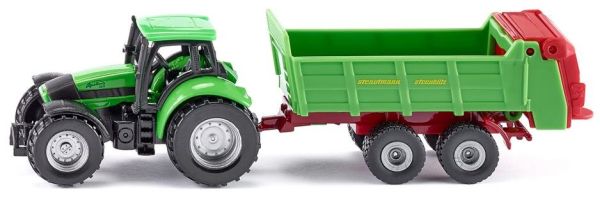 SIK1673 - DEUTZ Agrotron 265 met 2 assen STRAUTMANN - L.16.5 x B.3.5 x H.4 cm - 1