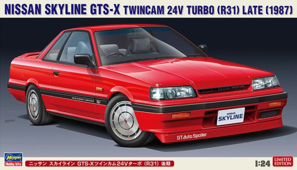 HAW20448 - NISSAN Skyline GTS-X Twincam 24v Turbo 1987 rood te monteren en spuiten - 1