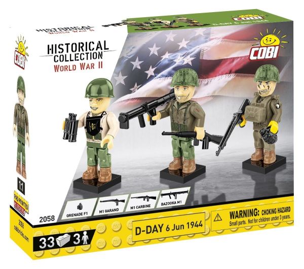 COB2058 - D-DAY Soldaten, 6 juni 1944 - 33 stuks - 1