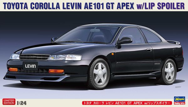 HAW20582 - TOYOTA Corolla Levin AE GT APEX Black om te monteren en te spuiten - 1