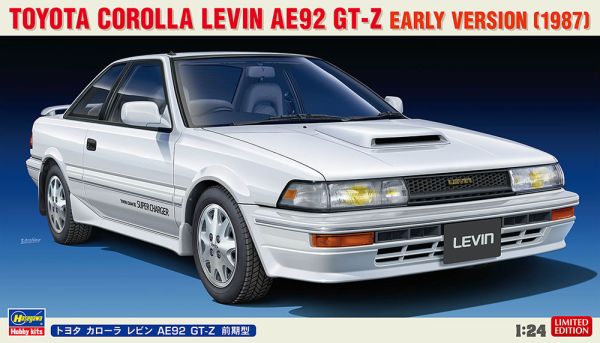 HAW20596 - TOYOTA Corolla Levin AE92 GT-Z wit te monteren en te spuiten - 1
