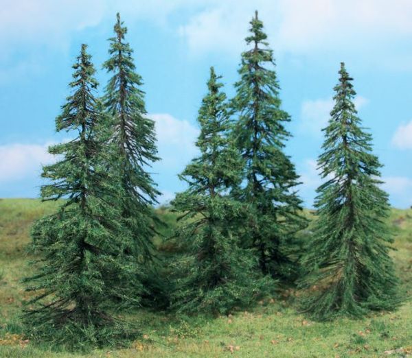 HEK2169 - 7 Kerstboom modellen 7-11 cm - 1