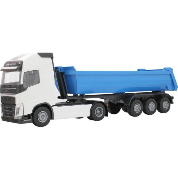 EMEK22351 - VOLVO FH16 4x2 wit met 3-assige emmer - 1