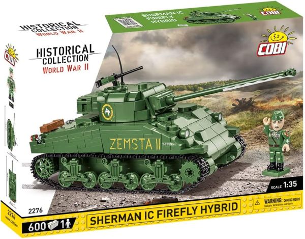 COB2276 - SHERMAN IC Firefly Hybride Tank - 600 bouwstenen - 1