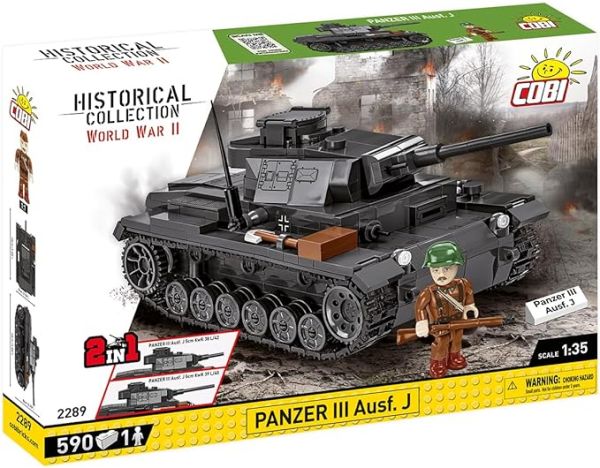 COB2289 - 2in1 Tank PANZER III AUSF.J - 585 st. - 1