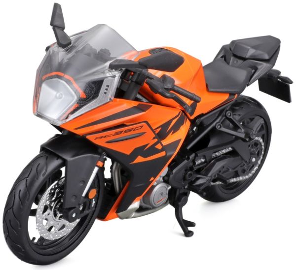 MST22907 - KTM RC 390 oranje en zwarte motorfiets - 1