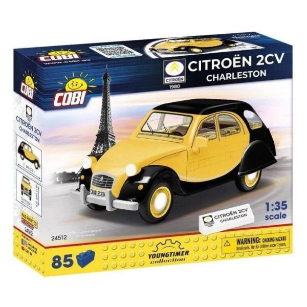 COB24512 - CITROEN 2CV Charleston Geel en Zwart - 85 stuks - 1