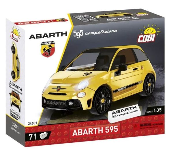 COB24601 - FIAT Abarth 595 Competizione geel - 71 stuks - 1