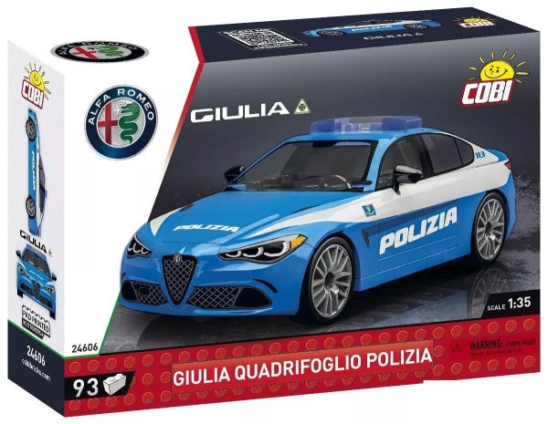 COB24606 - ALFA ROMEO Gulia Quadrifoglio POLIZIA - 93 stuks - 1