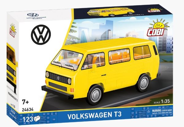 COB24634 - Gele VOLKSWAGEN T3 - 123 onderdelen - 1