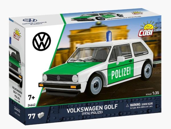 COB24642 - VOLKSWAGEN Golf 1974 - Politie - 77 onderdelen - 1