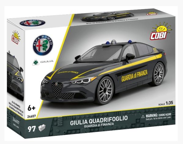 COB24657 - ALFA ROMEO Giulia Quadrifoglio - Guardia di Finanza - 97 onderdelen - 1