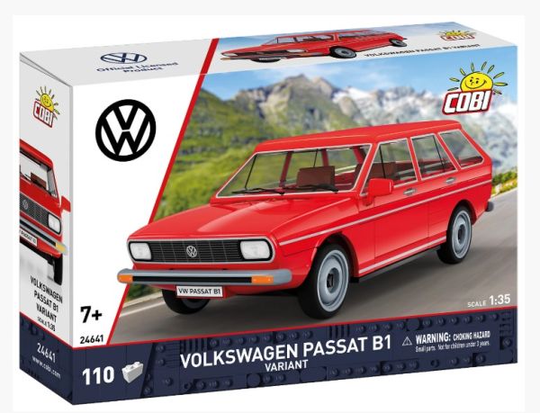 COB24661 - VOLKSWAGEN Passat B1 Variant (rood) - 110 onderdelen - 1