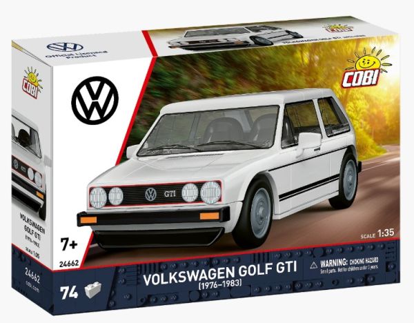 COB24662 - VOLKSWAGEN Golf GTI 1976-1983 (wit) - 74 onderdelen - 1