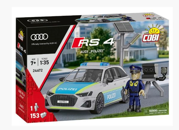 COB24672 - AUDI RS4 - Politie - 153 onderdelen - 1
