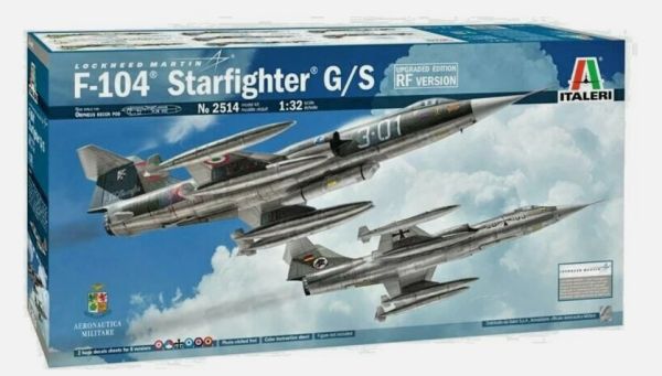 ITA2514 - LOCKHEED Martin F-104 Starfighter G/S Militair vliegtuig om te monteren en te beschilderen - 1