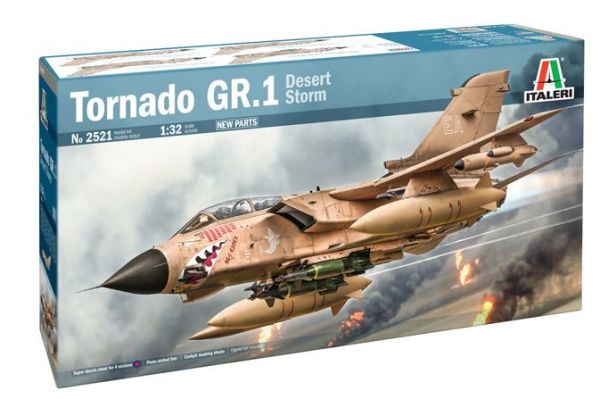 ITA2521 - PANAVIA Tornado GR.1 Desert Storm gevechtsvliegtuig om te assembleren en te schilderen - 1