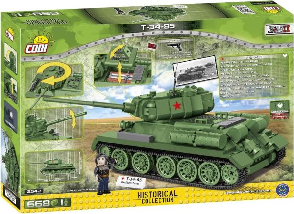 COB2542 - Russische tank T-34-85 - 668 stuks - 1