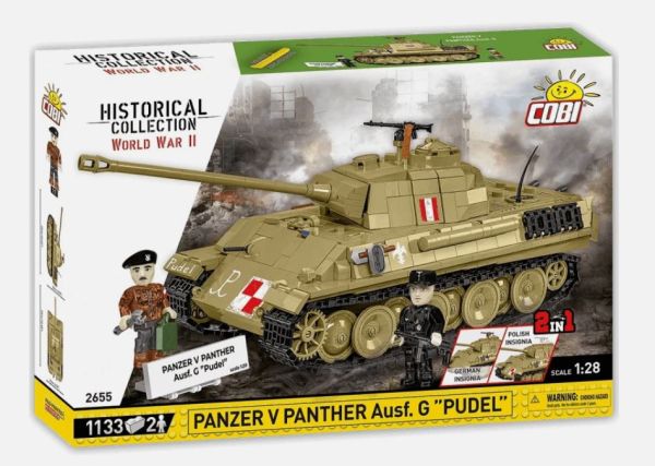 COB2655 - PANZER V Panther Ausf.G Tank - Pudel 2in1 - 1133 Stuks - 1