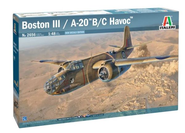 ITA2656 - BOSTON III / A-20B Havoc bommenwerpervliegtuig om te assembleren en te schilderen - 1