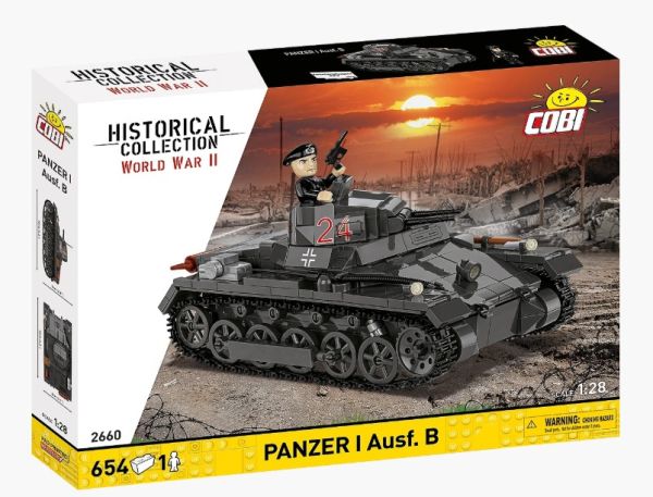COB2660 - PANZER I Ausf.B tank - 654 onderdelen - 1
