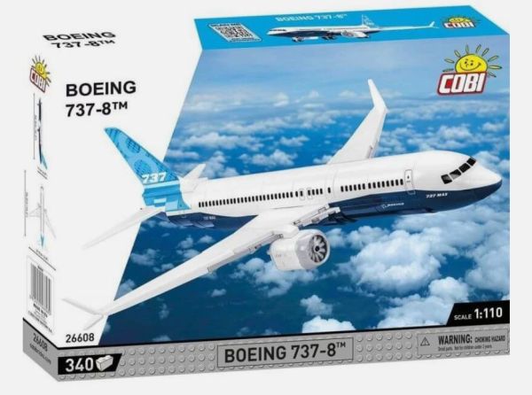 COB26608 - BOEING 737-8 vliegtuig - 340 onderdelen - 1