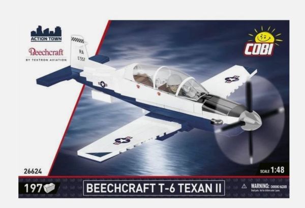 COB26624 - BEECHCRAFT T-6 Texan II vliegtuig - 197 onderdelen - 1