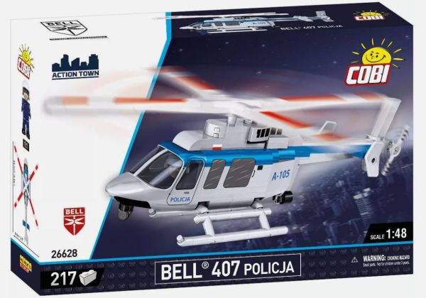 COB26628 - BELL 407 helikopter - Politie - 217 onderdelen - 1