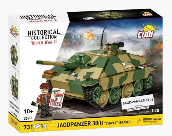 COB2670 - JAGDPANZER 38t / Chwat - 731 onderdelen - 1