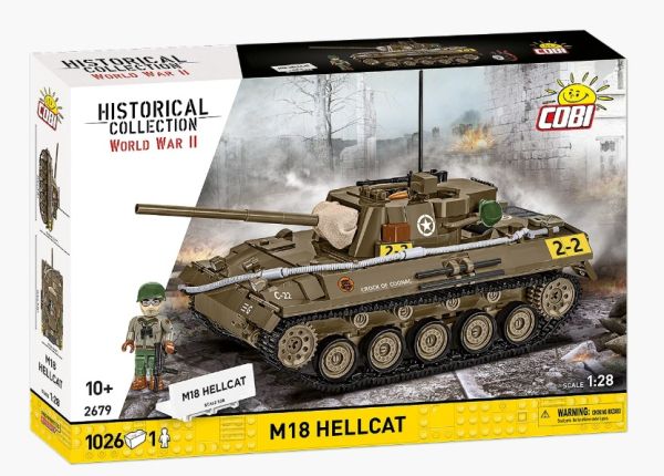 COB2679 - M18 Hellcat-tank - 1026 onderdelen - 1